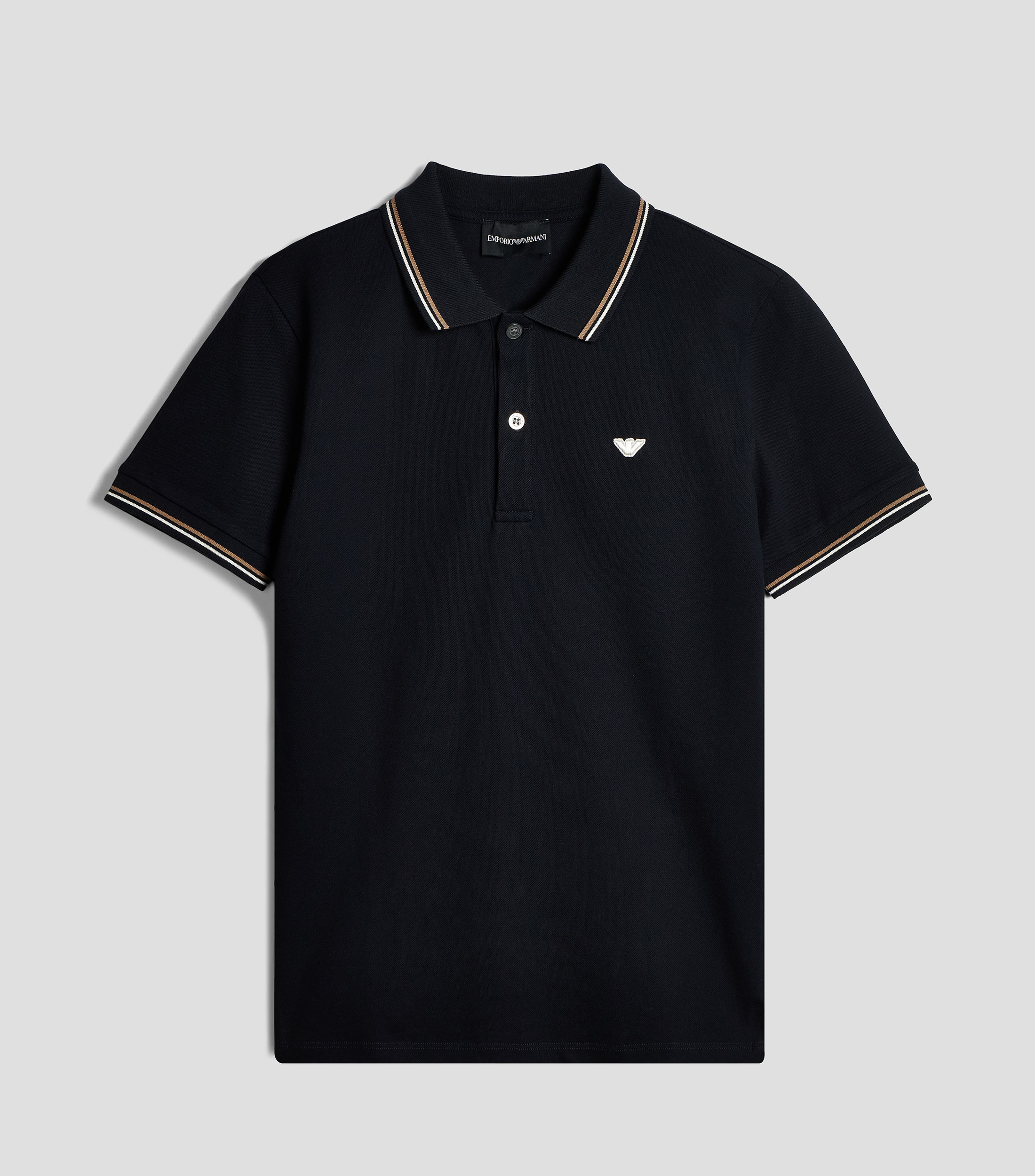 Playera tipo polo manga corta lisa Niño